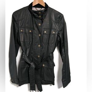 Banana Republic Women's Black Belted Jacket, size Medium